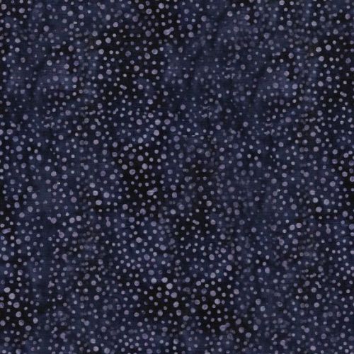 Island Batik Fabric - Purple Dots - 100% Cotton - 1/4m+