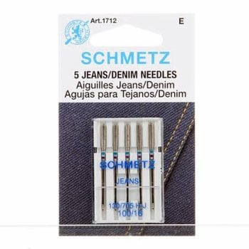 Schmetz Needles - Jeans / Denim Needles - Size 100/16 - Pack of 5