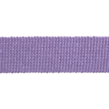 Webbing - Cotton Acrylic - Light Purple - 30mm Wide - Metre