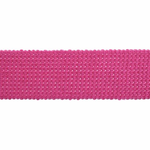 Webbing - Cotton Acrylic - Pink - 30mm Wide - Metre