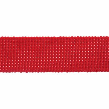 Webbing - Cotton Acrylic - Red - 30mm Wide - Metre