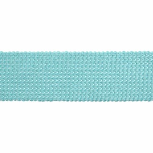 Webbing - Cotton Acrylic - Light Aqua - 30mm Wide - Metre