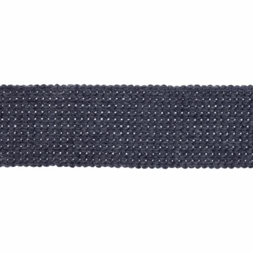 Webbing - Cotton Acrylic - Denim - 30mm Wide - Metre