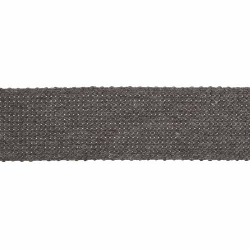 Webbing - Cotton Acrylic - Grey - 30mm Wide - Metre