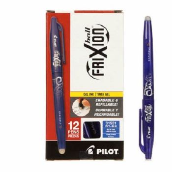 Pilot Frixion Fine Point 0.7mm Erasable Gel Pen - Blue Ink