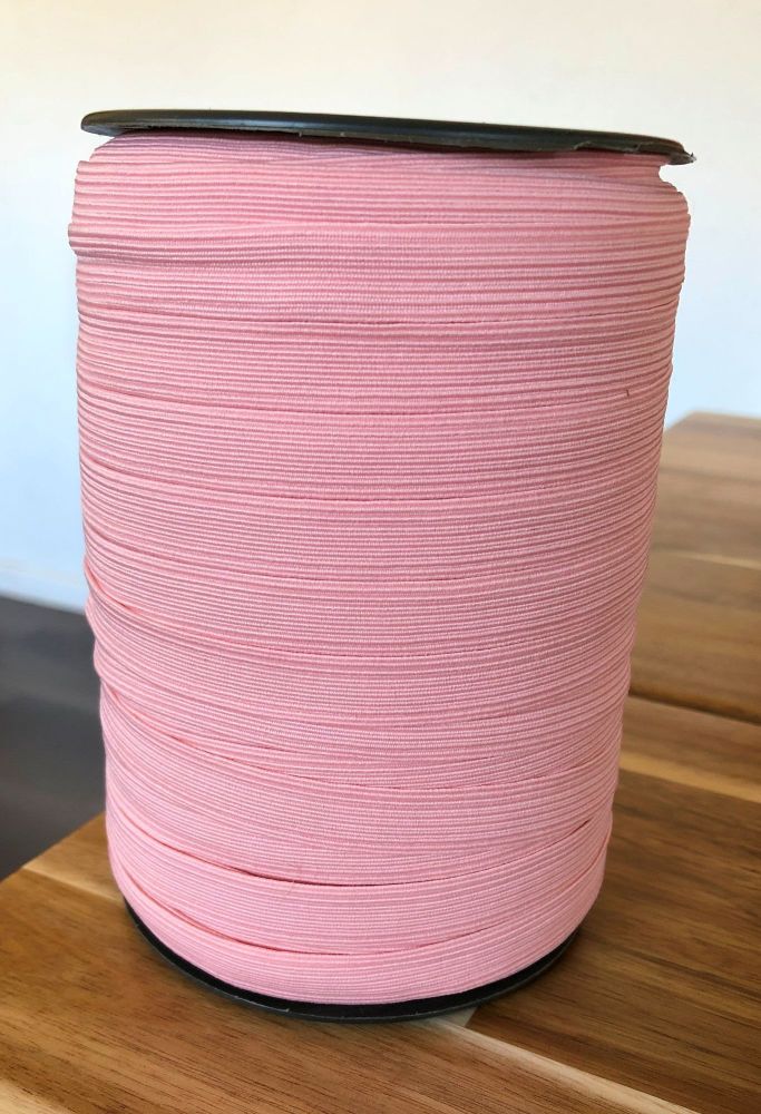 Pink Flat Corded Elastic - 12mm