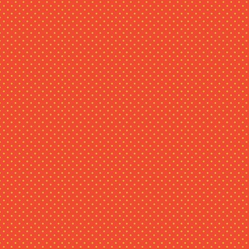 Makower Fabric - Spots - Orange Yellow NY - 100% Cotton - 1/4m+