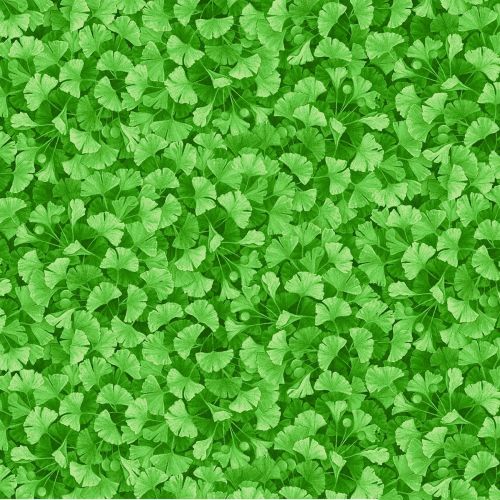 Timeless Treasures Fabric - Forest Magic - Leaves - Green - Digital - 100% 