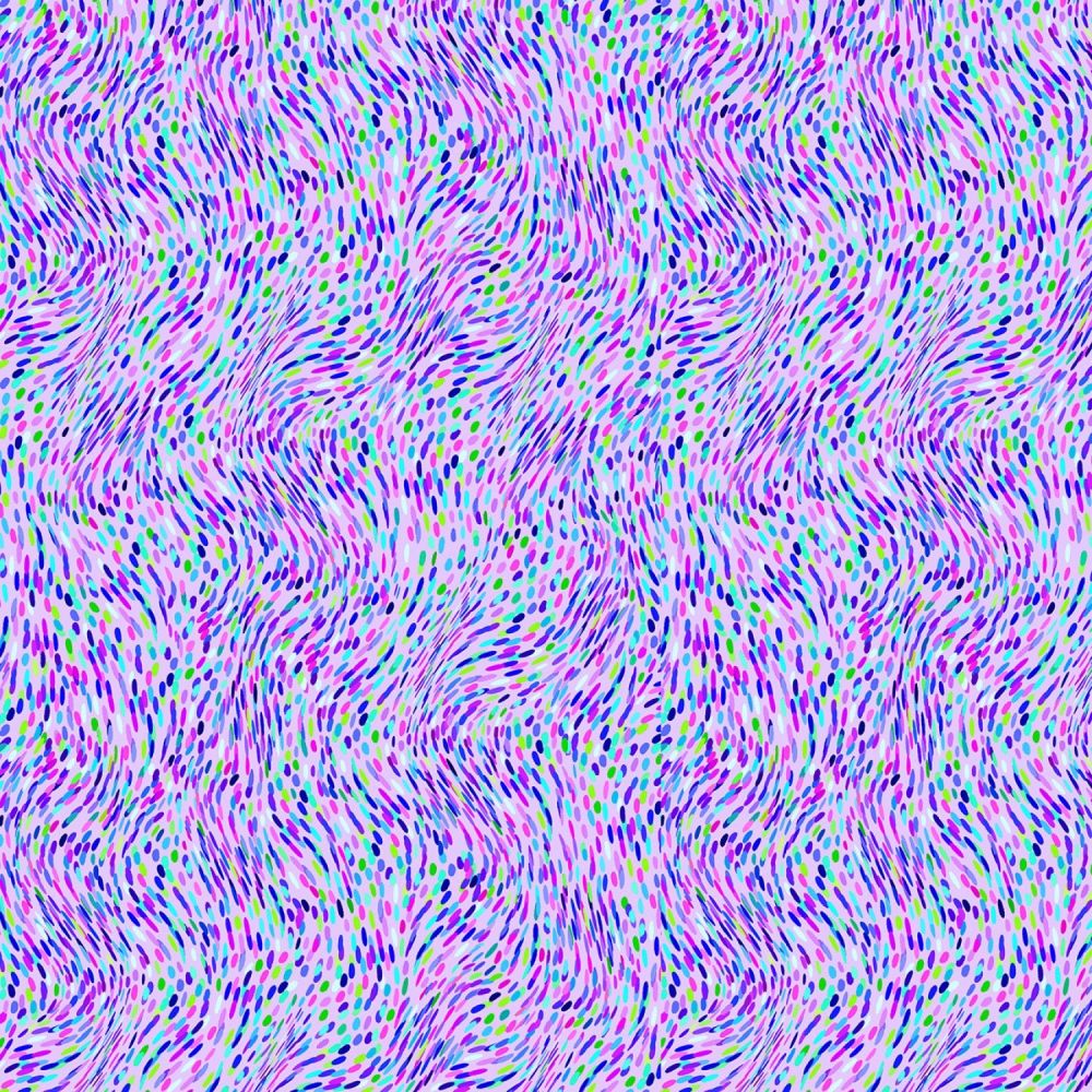 Timeless Treasures Fabric - Forest Magic - Purple Swirl - Digital - 100% Cotton - 1/4m+