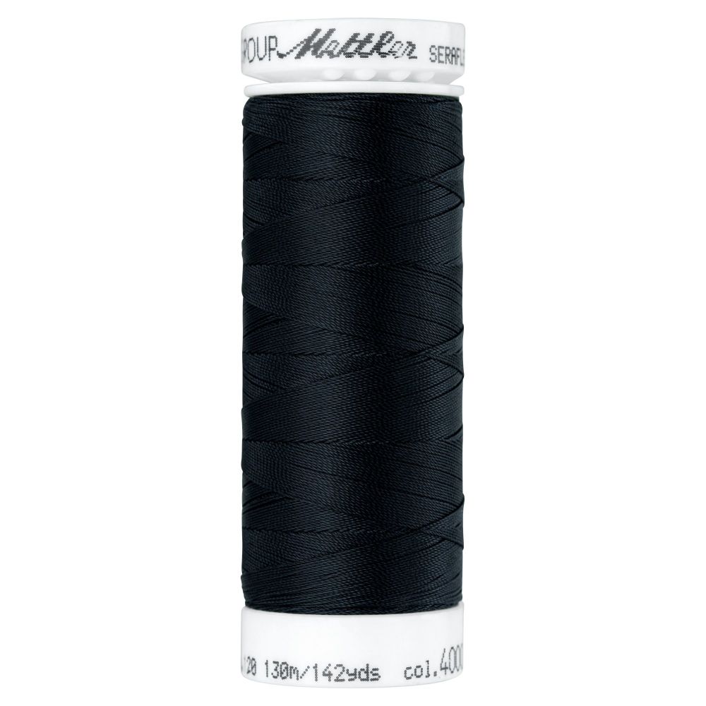 Mettler Thread - Seraflex Stretch - 130m Reel - Black 4000