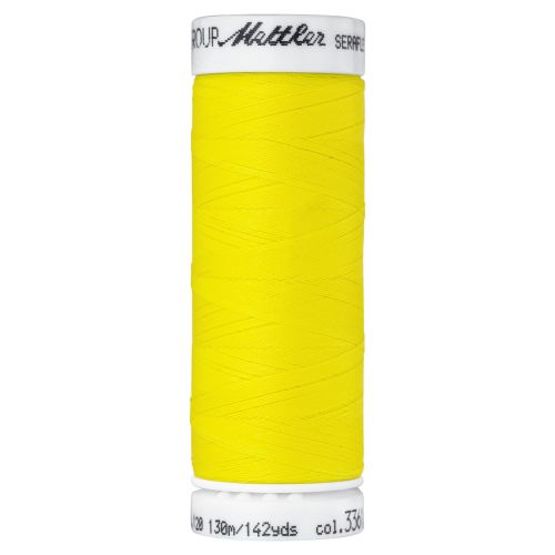Mettler Thread - Seraflex Stretch - 130m Reel - Lemon 3361
