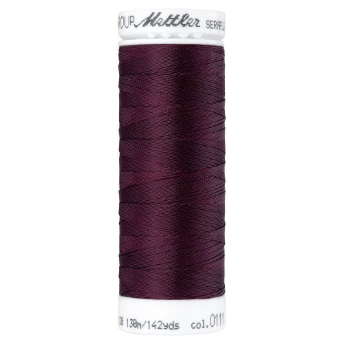 Mettler Thread - Seraflex Stretch - 130m Reel - Beet Red 0111