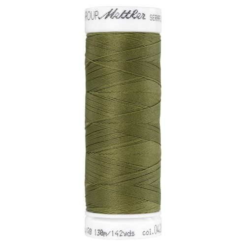 Mettler Thread - Seraflex Stretch - 130m Reel - Olive Drab 0420