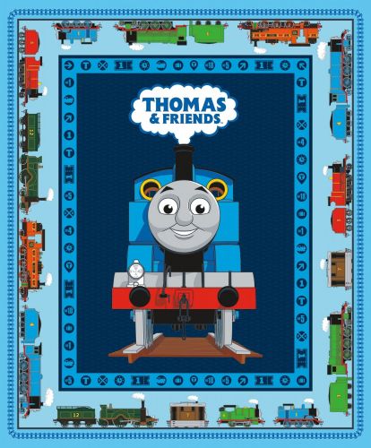 Thomas and Friends Fabric - All Aboard Panel 36