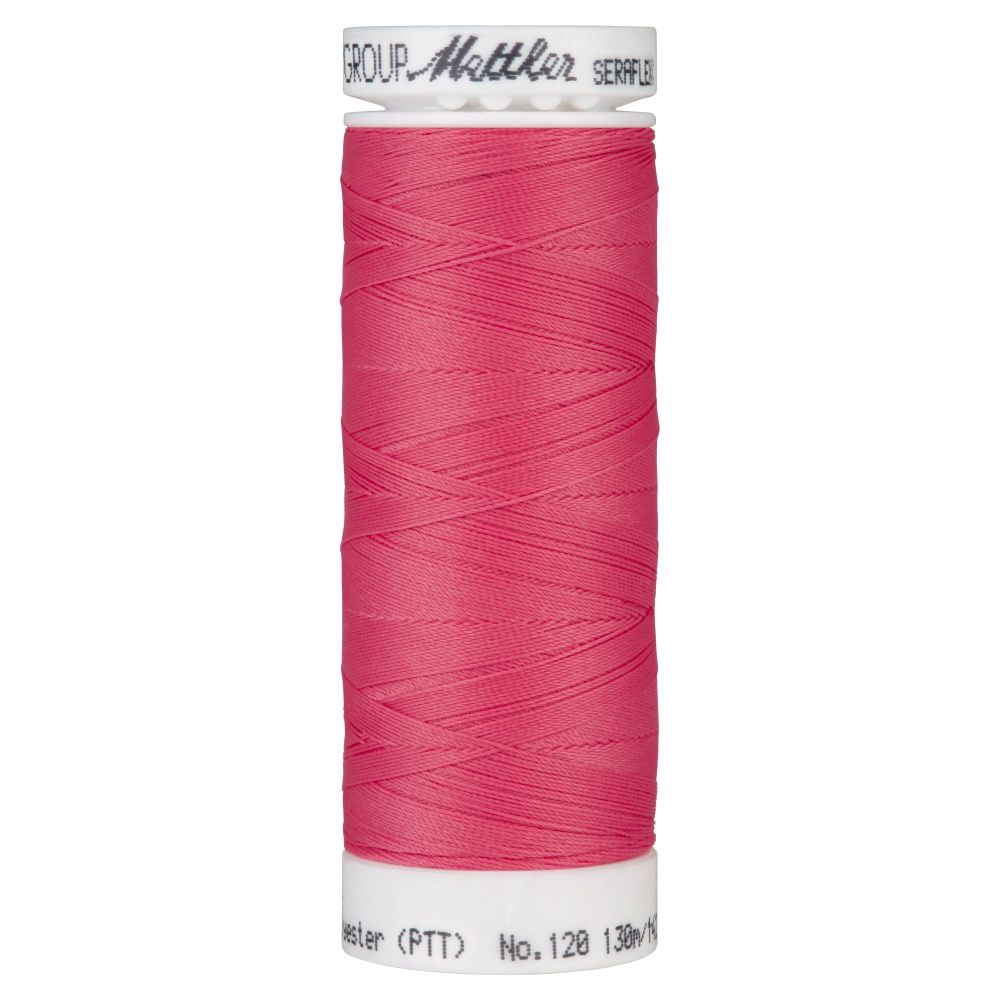 Mettler Thread - Seraflex Stretch - 130m Reel - Garden Rose 1429