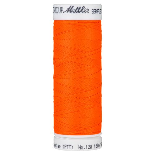 Mettler Thread - Seraflex Stretch - 130m Reel - Vivid Orange 1428