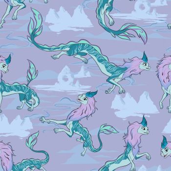 Disney Fabric - Raya and the Last Dragon - Sisu Sky - 100% Cotton - 1/4m+