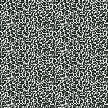 Makower Fabric - Around the World - Leopard - Black - 100% Cotton - 1/4m+