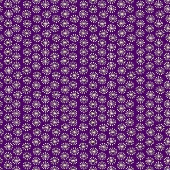 Makower Fabric - Henna - Pop - Purple - 100% Cotton - 1/4m+