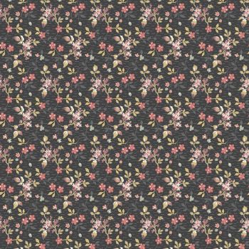 Andover Fabric - Edyta Sitar - Moonstone - Jasmine - Onyx - 100% Cotton - 1/4m+