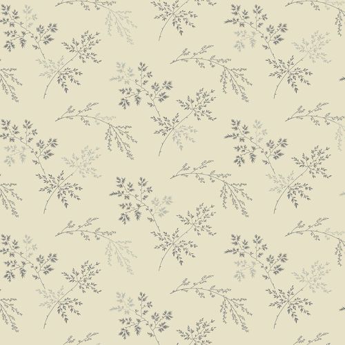Andover Fabric - Edyta Sitar - Moonstone - Twigs - White Truffle - 100% Cot