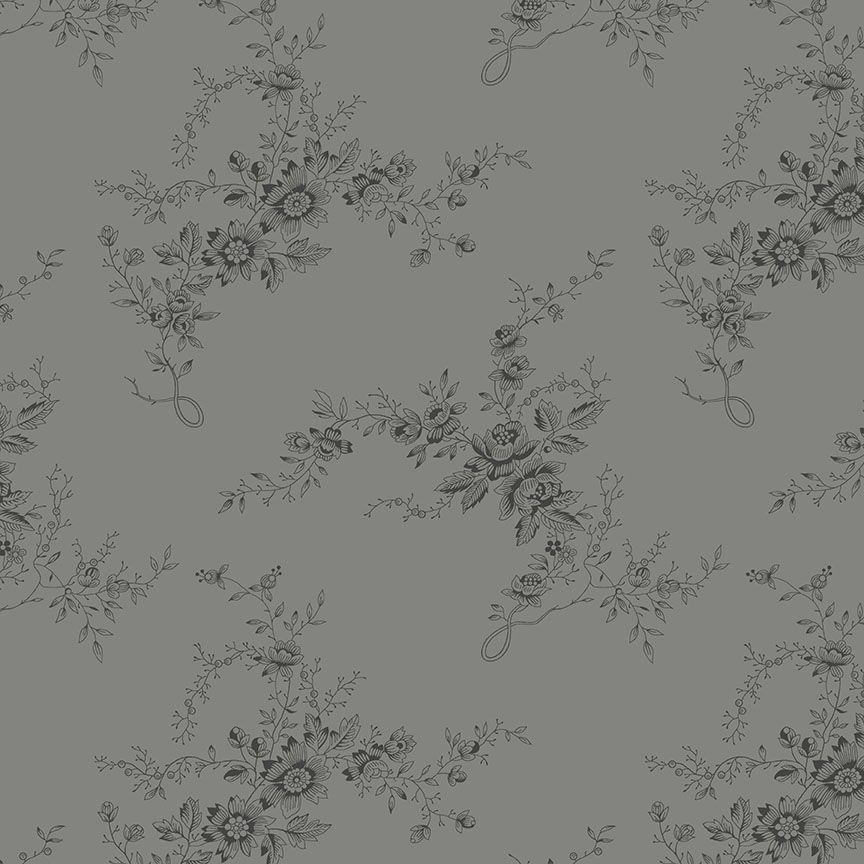 Andover Fabric - Edyta Sitar - Moonstone - Bells of Ireland - Stone - 100% Cotton - 1/4m+