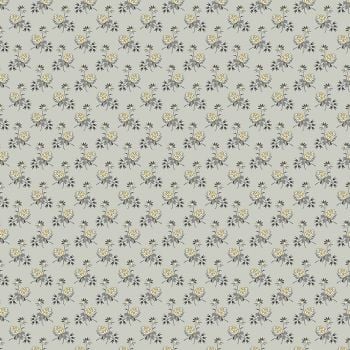 Andover Fabric - Edyta Sitar - Moonstone - Clover - Stormy - 100% Cotton - 1/4m+