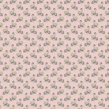 Andover Fabric - Edyta Sitar - Moonstone - Clover - Peony - 100% Cotton - 1/4m+