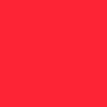 Makower Fabric - Spectrum Solids - Poppy Red R05 - 100% Cotton - 1/4m+