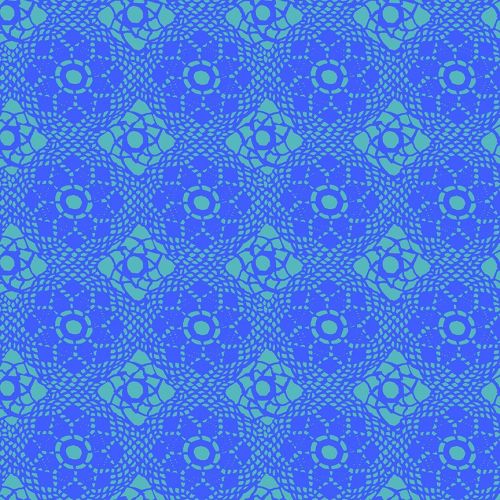 Andover Fabric - Alison Glass - Sunprints - Crochet - Lake - 100% Cotton - 