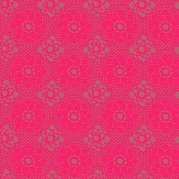 Andover Fabric - Alison Glass - Sunprints - Crochet - Strawberry - 100% Cotton - 1/4m+