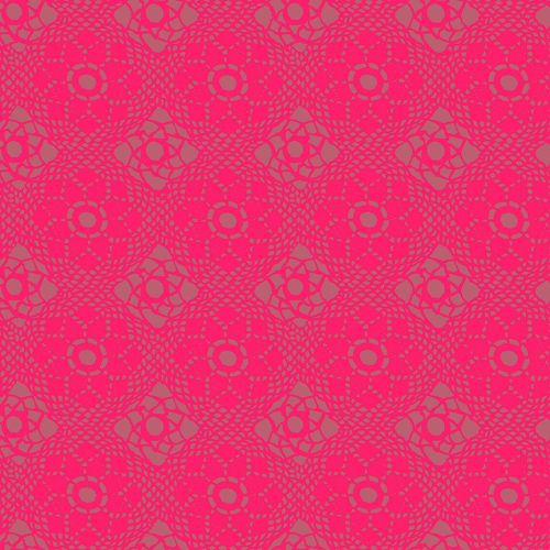 Andover Fabric - Alison Glass - Sunprints - Crochet - Strawberry - 100% Cot