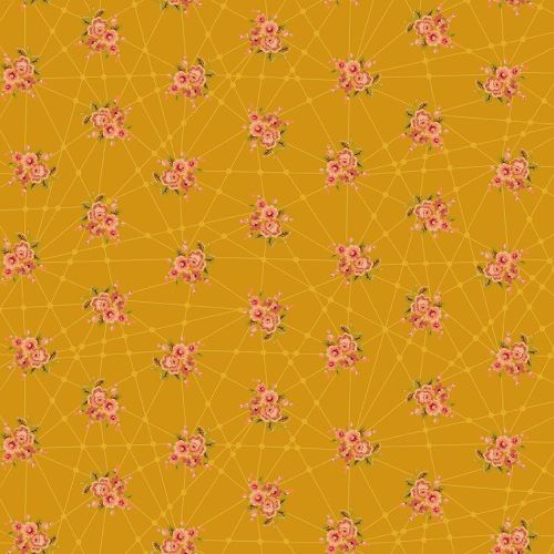 Andover Fabric - Giucy Giuce - Nonna - Little Bouquets - Garfield - 100% Co