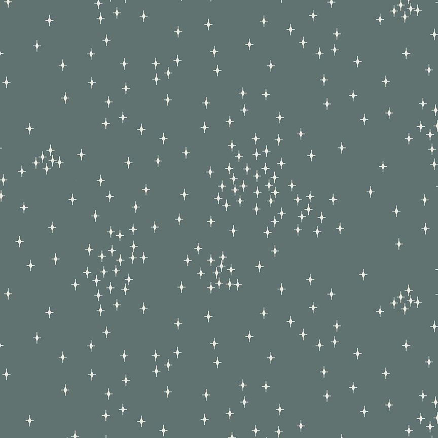 Andover Fabric - Giucy Giuce - Nonna - Stidda - Stormy - 100% Cotton - 1/4m+