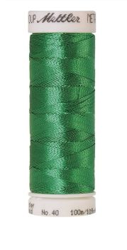 Mettler Threads - Metallic Polyester/Polyamide - 100m Reel - Malachite Green 5833