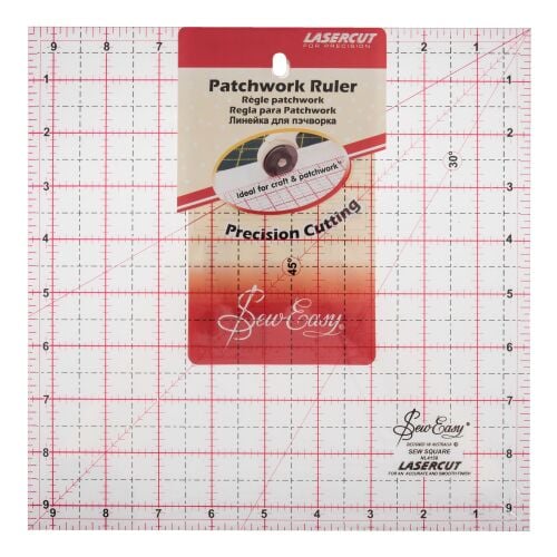 Sew Easy - Patchwork Ruler - 9.5 inch x 9.5 inch