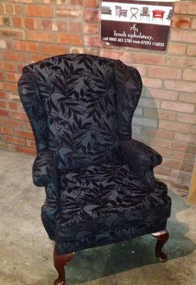 black leaf parker knoll chair