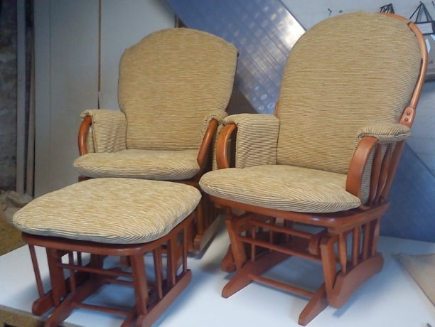 pair of rocking chairs