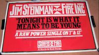 JIM STEINMAN UK PROMO POSTER "TONIGHT IS WHAT IT MEANS TO BE YOUNG" SINGLE 1984