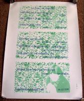 JOSEF K MALARIA THICK PIGEON IKE YARD SUPERB UK RECORD COMPANY PROMO POSTER 1982