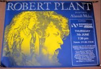 LED ZEPPELIN BOB PLANT CONCERT POSTER THUR 7th JUNE 1990 BIRMINGHAM NEC ARENA UK