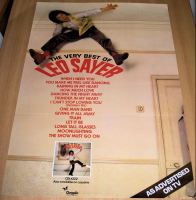 LEO SAYER STUNNING UK RECORD COMPANY PROMO POSTER "THE VERY BEST OF" ALBUM 1977