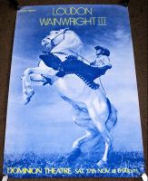 LOUDON WAINWRIGHT III CONCERT POSTER SATURDAY 17th NOV 1979 DOMINION THEATRE UK