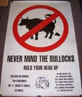 MARILLION FISH PROMO POSTER "NEVER MIND THE BULLOCKS" SINGLE & TOUR DATES 1992