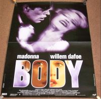 MADONNA STUNNING RARE FRENCH PROMO POSTER FOR THE 'BODY OF EVIDENCE' FILM 1993