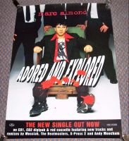 MARC ALMOND RARE UK RECORD COMPANY PROMO POSTER 'ADORED & EXPLORED' SINGLE 1995