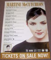 MARTINE McCUTCHEON STUNNING RARE 1999 "YOU, ME AND US" U.K. CONCERT TOUR POSTER