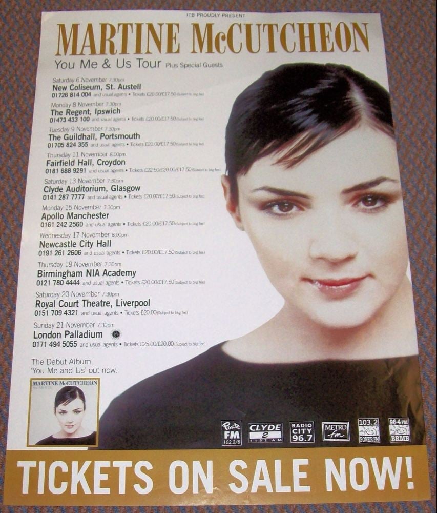 MARTINE McCUTCHEON STUNNING RARE 1999 