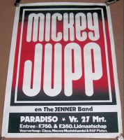 MICKEY JUPP RARE CONCERT POSTER FRIDAY 27th MARCH 1981 PARADISO CLUB AMSTERDAM 