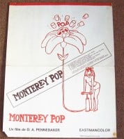 MONTEREY POP FESTIVAL SPANISH FILM POSTER 1972 SUPERB RARE WHO HENDRIX JOPLIN 